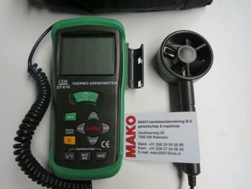 CEM DT-618 Handheld CFM/CMM Thermo-Anemometer met IR-temp. beschikbaar voor biedingen