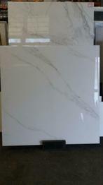 80x80cm Carrara marmerlook met vlam hoogglans €29,50 pm2, 60 cm of meer, Nieuw, Ophalen of Verzenden, 10 m² of meer