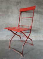 350x retro vintage partij oude terrasstoelen klapstoelen, Ophalen of Verzenden, Gebruikt