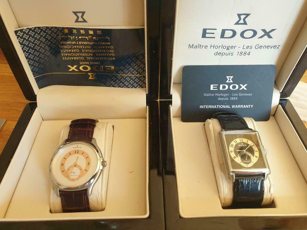 ≥ 2 Edox handopwind horloges 250 euro per stuk. — Horloges | Heren —  Marktplaats