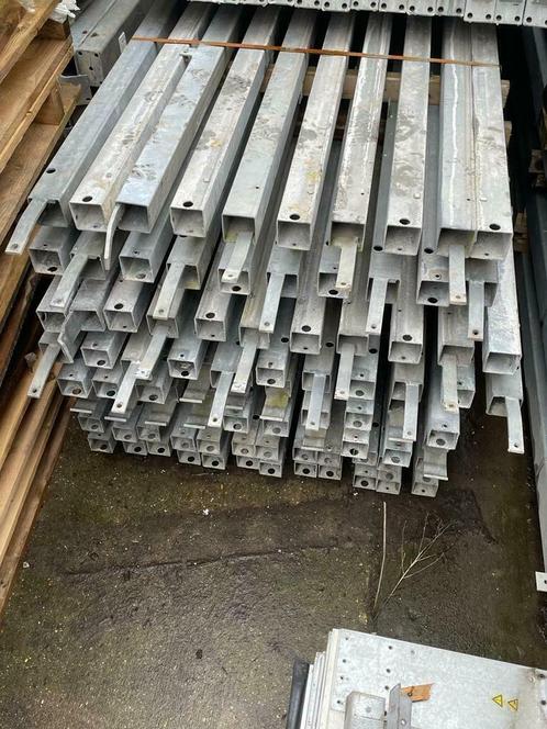 kokerprofielen 70x70 mm | L: 6830mm, Doe-het-zelf en Verbouw, Metalen, Gebruikt, IJzer, Ophalen of Verzenden