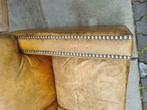 Oude art deco bank Chesterfield stijl + GRATIS BEZORGD, Art deco, Rechte bank, Gebruikt, Leer