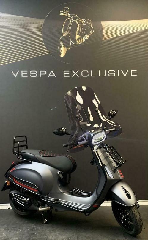 VESPA SPRINT S NIEUW 2024  SNOR en BROM  MAT GRIJS, Fietsen en Brommers, Snorfietsen en Snorscooters, Nieuw, Vespa, Ophalen of Verzenden