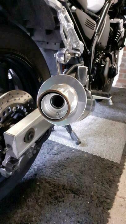 Universele verstelbare db killer met hoek met 48 mm / 48mm, Motoren, Onderdelen | Merk-onafhankelijk, Nieuw, Ophalen of Verzenden