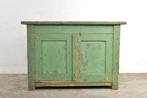 Vintage houten kast brocante dressoir tv meubel
