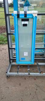 (64) Nieuw kunststof vast raamkozijn met glas, Doe-het-zelf en Verbouw, Kozijnen en Schuifpuien, Ophalen, Kunststof, Minder dan 75 cm
