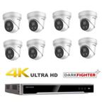 8MP Hikvision IP PoE Darkfighter camera set/NVR+8x camera's, Audio, Tv en Foto, Videobewaking, Nieuw, Ophalen of Verzenden