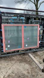 (80) Nieuw aluminium draai kiep raamkozijn met melkglas, Ophalen, Raamkozijn, 150 tot 225 cm, Inclusief glas