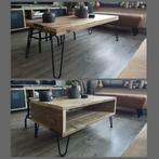 Salontafel industrieel hairpin poten, Ophalen, 100 tot 150 cm, Nieuw, 50 tot 100 cm