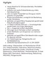 Draaibank Holzmann ED 1000 N, Doe-het-zelf en Verbouw, Draaibanken, Nieuw, Metaaldraaibank, Ophalen