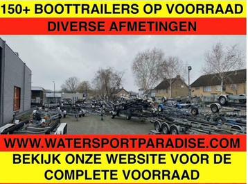 Diverse boottrailers op voorraad! STALLINGSTRAILERS| GEREMD| beschikbaar voor biedingen