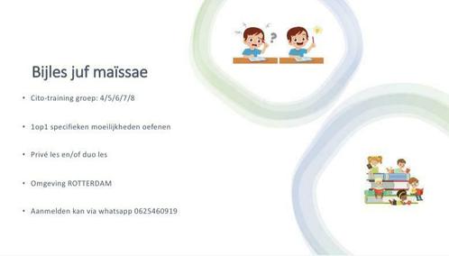 Huiswerkbegeleiding/ Cito-training/ moeilijkheden oefenen, Diensten en Vakmensen, Bijles, Privé-les en Taalles, Bijles, Huiswerkbegeleiding