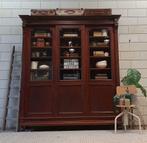 XL Antieke/vintage houten schoolkast, Demontabele buffetkast