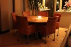 Ronde massief eiken maatwerk tafels., 100 tot 150 cm, Nieuw, Eikenhout, Rond