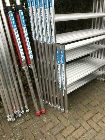 ♻️️ nieuwe Euroscaffold rolsteiger werkhoogte 8.20 meter ♻️ beschikbaar voor biedingen