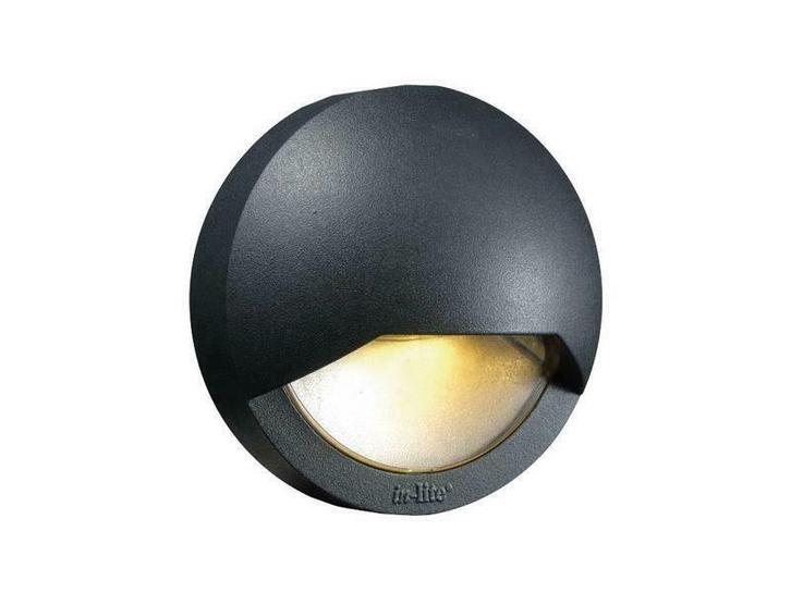 In-lite Blink Silver of Blink Dark 12 volt LED wandspot, Tuin en Terras, Buitenverlichting, Nieuw, Wandlamp, Aluminium, Minder dan 50 watt