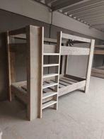 Mooi robuust stapelbed van gebruikt steigerhout, Ophalen of Verzenden, Zo goed als nieuw, 90 cm, Stapelbed