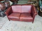 Chesterfield bank klassiek + GRATIS BEZORGD, Ophalen, Gebruikt, Chesterfield, Leer