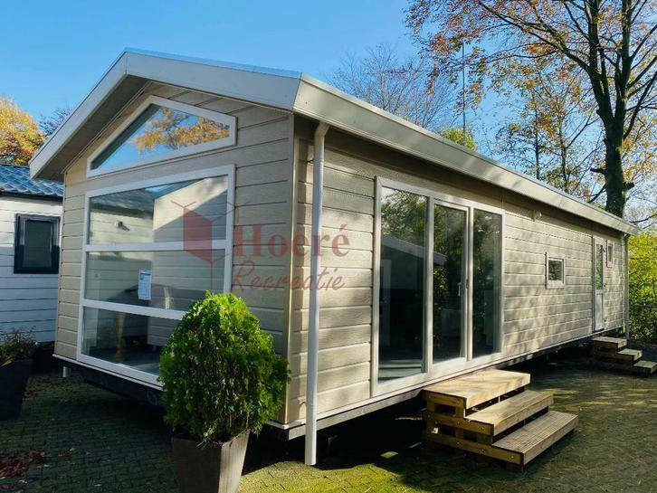 Sunhouse Deluxe 12 x 4.20 - 3 slaapkamers - Chalet, Caravans en Kamperen, Stacaravans, tot en met 6, Ophalen of Verzenden
