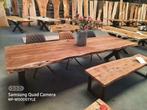 Acacia eettafel | boomstamtafel | 3 meter tafel | 160-300
