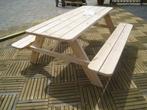 Picknicktafel, Picknick tafels diverse afmetingen, grenen, Tuin en Terras, Tuinsets en Loungesets, Nieuw, Hout, Ophalen