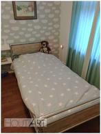 Bed steigerbuis met steigerhout!, Bed, Steigerhout, Nieuw, 80 cm