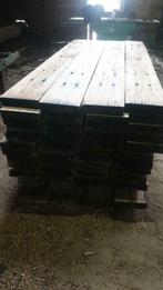 zagen steen  doubleren oud eiken planken  trespa 12 meter