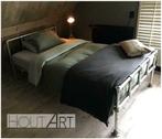 Steigerbuis bed frame, 90 cm, Overige kleuren, Info@hout-art.nl, Ophalen of Verzenden