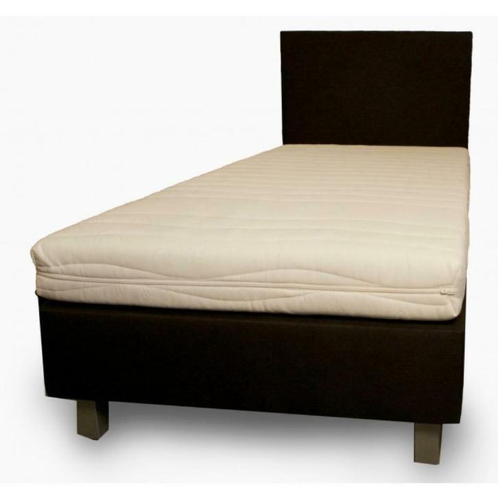 Compleet Set hoofdbord + matras + boxspring 1persoons NU€199, Huis en Inrichting, Slaapkamer | Boxsprings, Nieuw, Zwart, Ophalen of Verzenden