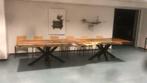 suar boomstamtafel vergadertafel  megatafel, Huis en Inrichting, Tafels | Eettafels, 200 cm of meer, Nieuw, Robuust landelijk modern
