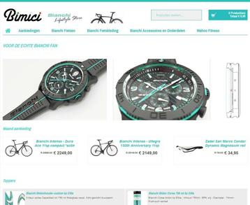 Bimici de Bianchi lifestyle store wielerkleding fietsen