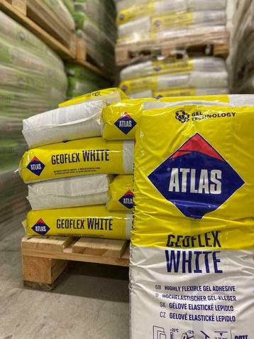 Zeer Flexibele Tegellijm Wit 25kg (2-15mm) Atlas Geoflex Wit beschikbaar voor biedingen
