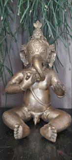 Antieke Bronzen Ganesha Uit India 27cm hoog en 1,9 kilo