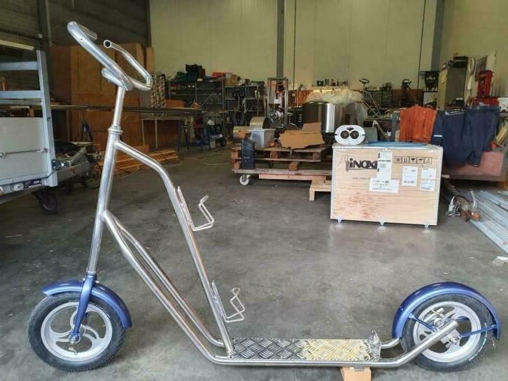 Roestvrijstalen step elfstedentocht nieuw!, Fietsen en Brommers, Steps, Nieuw, Gewone step, Ophalen