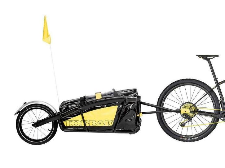 Fietsaanhanger TE HUUR (vanaf € 5,35 p.d.) GRATIS verzenden, Fietsen en Brommers, Fietsaccessoires | Aanhangers en Karren, Zo goed als nieuw