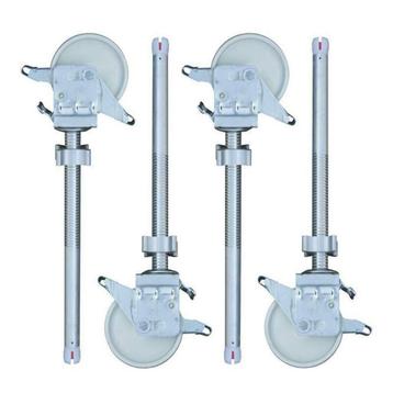 Nieuwe nylon steiger wielen op aluminium spindel  beschikbaar voor biedingen