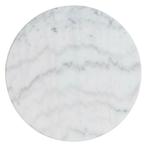 Bistro tafel marmer tafelblad 60 cm met gietijzeren voet, Ophalen of Verzenden, Nieuw, Overige materialen