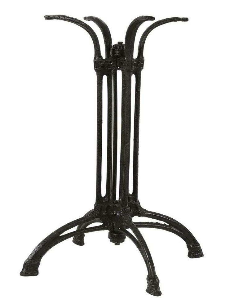 Tafelonderstel tafelpoot gietijzer 4 poot 72 cm hoog, Huis en Inrichting, Tafelonderdelen, Nieuw, Tafelpoot, 50 tot 100 cm, 50 tot 100 cm