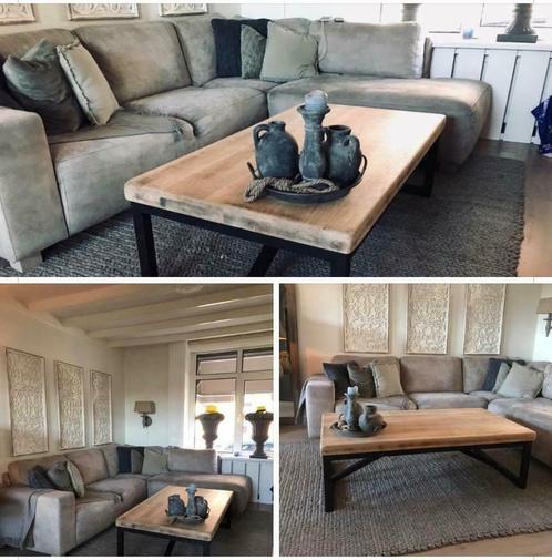 salontafels industrieel stoer maatwerk elke kleur va 199,-, Huis en Inrichting, Tafels | Salontafels, Nieuw, Ophalen of Verzenden