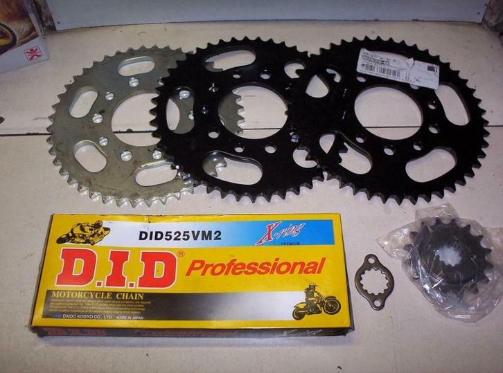 D.I.D 525 VX ketting tandwielset Honda XRV 750 Africa Twin, Motoren, Onderdelen | Honda, Nieuw, Verzenden