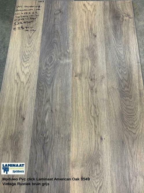 PVC Click Laminaat American Oak Rustiek Bruin 4,2mm dik, Huis en Inrichting, Overige Huis en Inrichting, Nieuw, Ophalen of Verzenden