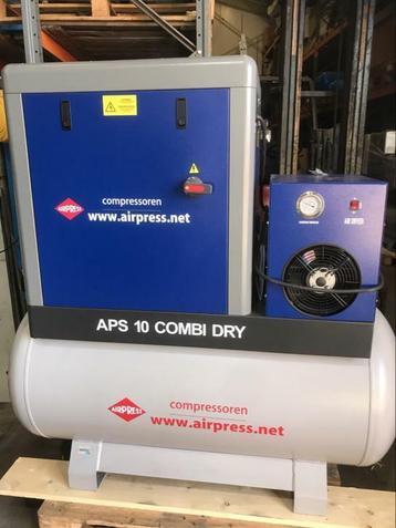 Nieuwe Airpress schroefcompressors  7,5 &10 Pk Compleet  beschikbaar voor biedingen