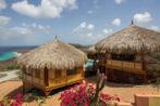Romantische Palapa lodge Curacao aan zee met zwembad