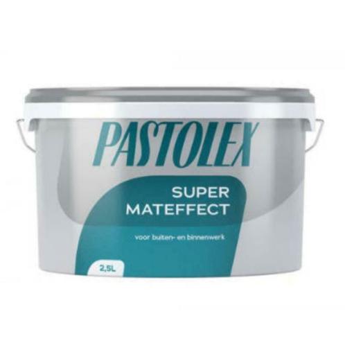 Pastolex Super Mateffect muurverf.  10 L. elke kleur € 82,50