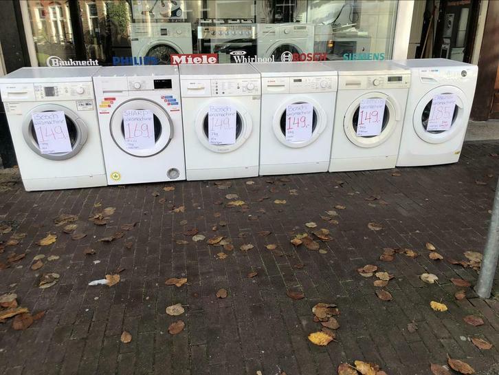 Weekend AANBIEDINGEN wasmachines 7/8kg zuinig + GARANTIE!!, Witgoed en Apparatuur, Wasmachines, Zo goed als nieuw, Voorlader, 6 tot 8 kg