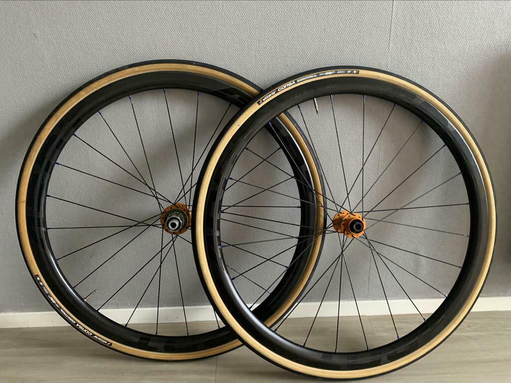 ≥ Carbon disc wielen Arnt hope naven handgespaakt — Fietsonderdelen —  Marktplaats