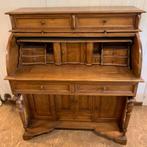 Rolluik bureau, Secretaire, houten bureau, Ophalen of Verzenden, Nieuw