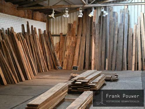 Barnwood: eiken en naaldhout, Doe-het-zelf en Verbouw, Hout en Planken, Gebruikt, Plank, Eiken, Ophalen of Verzenden