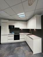 KEUKEN LYON HOOGGLANS MAGNOLIA, Overige kleuren, Hoekkeuken, Nieuw, Ophalen of Verzenden