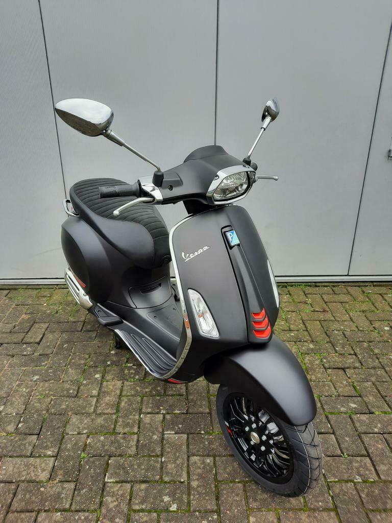≥ Vespa Sprint S Mat Zwart NIEUW 0Km Uit Voorraad Leverbaar — Scooters |  Aprilia — Marktplaats